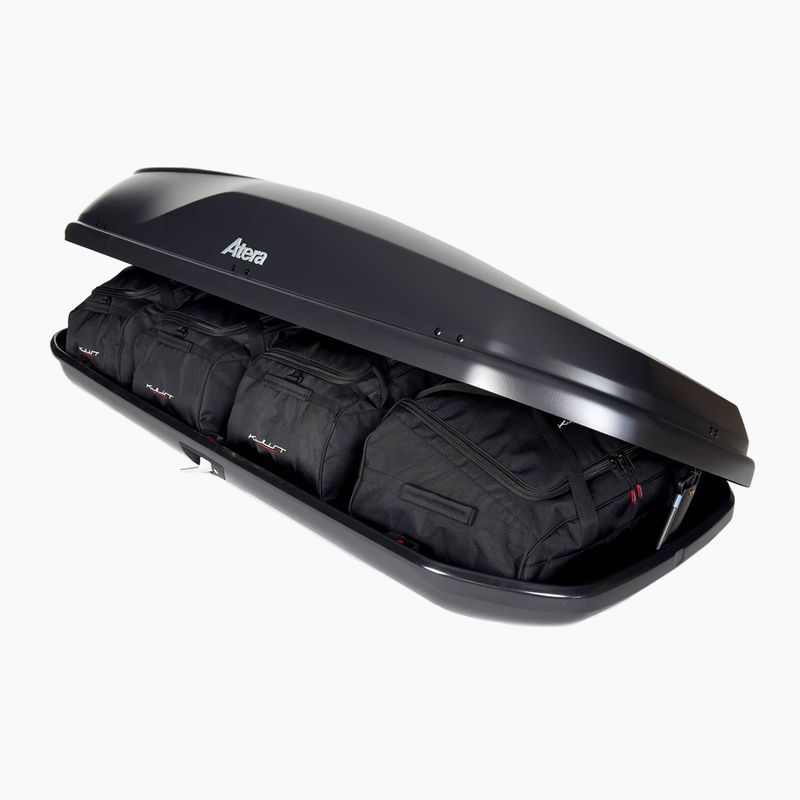 Set de genți pentru cutia de acoperiș KJUST Atera Casar XL 4 buc. negru