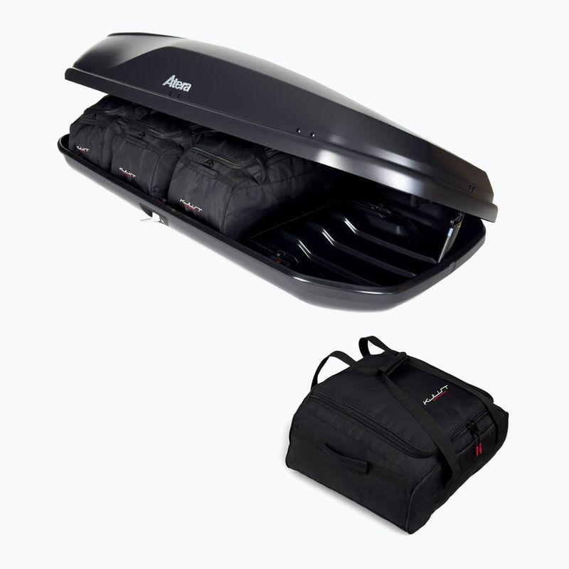 Set de genți pentru cutia de acoperiș KJUST Atera Casar XL 4 buc. negru 3