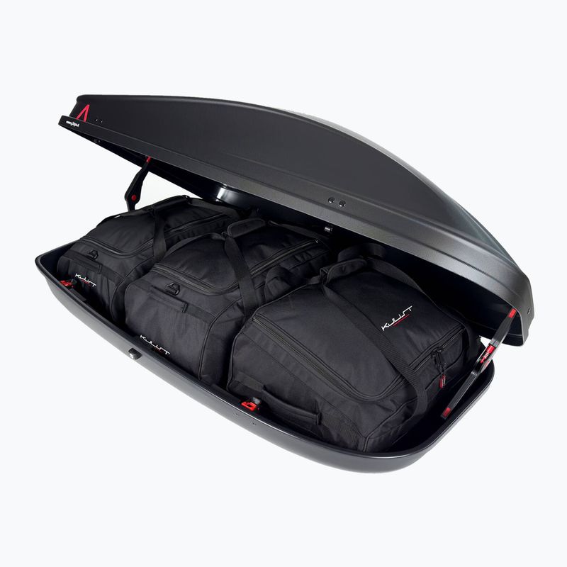 Set de genți pentru cutia de acoperiș KJUST G3 Spark 400 3 buc. negru