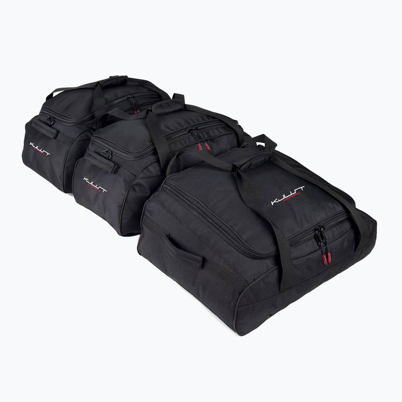 Set de genți pentru cutia de acoperiș KJUST G3 Krono 400 3 buc. negru 2