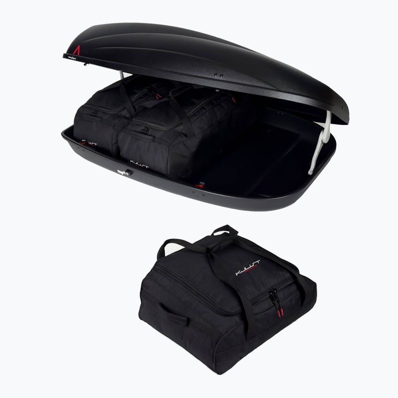 Set de genți pentru cutia de acoperiș KJUST G3 Krono 400 3 buc. negru 3
