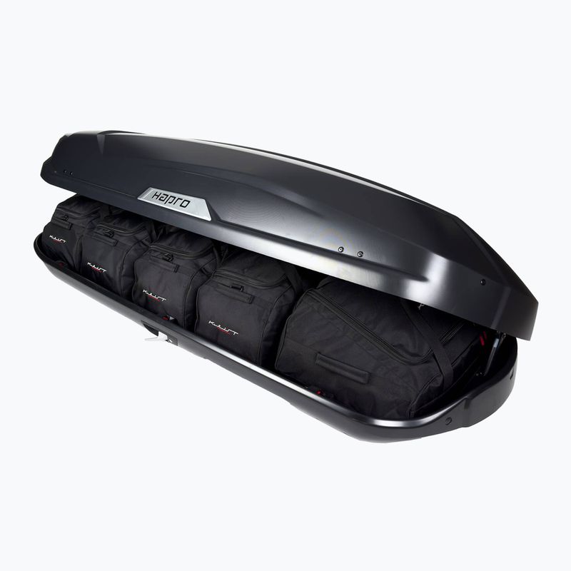 Set de genți pentru cutia de acoperiș KJUST Hapro Trivor 560 5 buc. negru