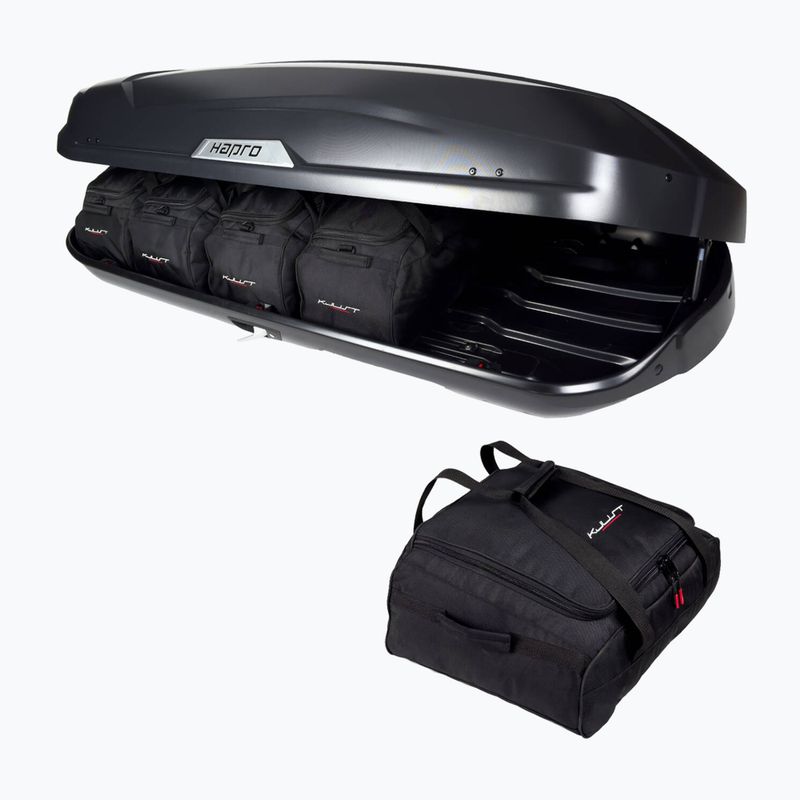 Set de genți pentru cutia de acoperiș KJUST Hapro Trivor 560 5 buc. negru 3