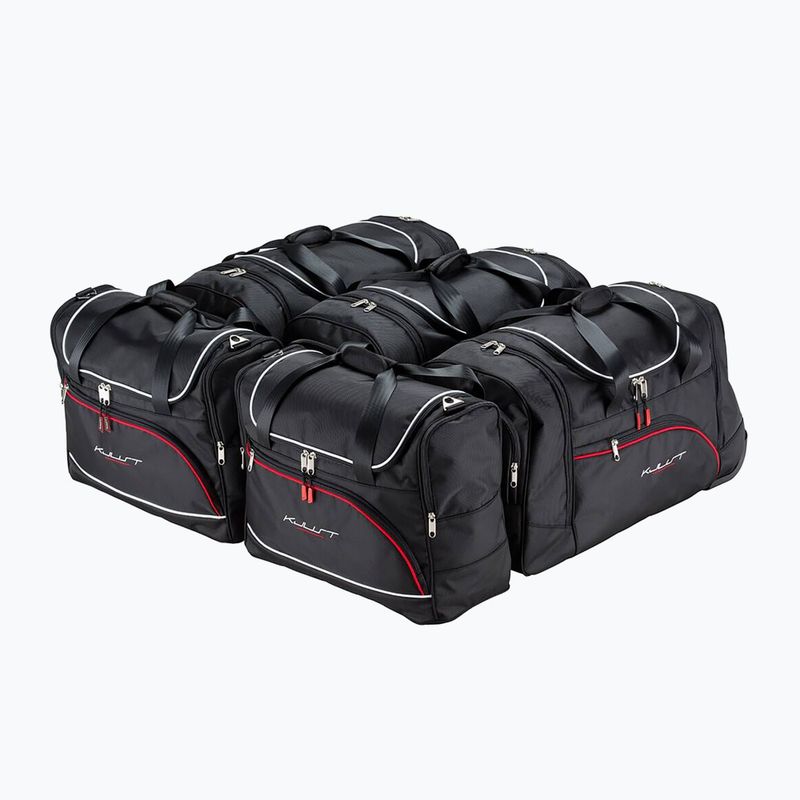 KJUST sac de boot set Audi A6 Limousine C8 2018+ 5 buc negru