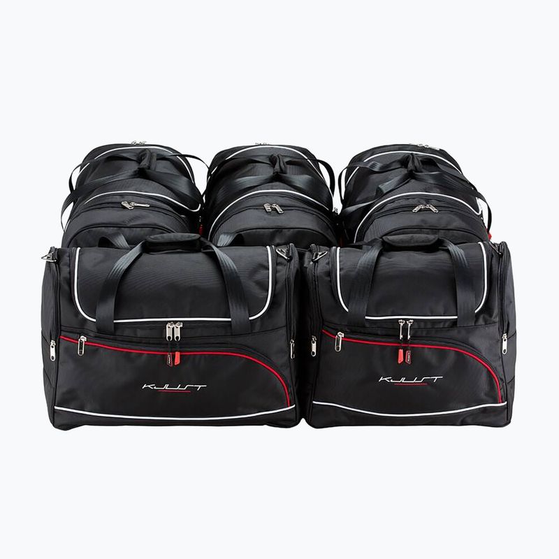 KJUST sac de boot set Audi A6 Limousine C8 2018+ 5 buc negru 2