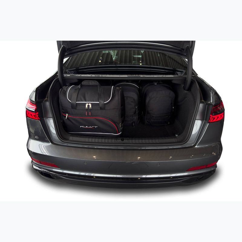 KJUST sac de boot set Audi A6 Limousine C8 2018+ 5 buc negru 18