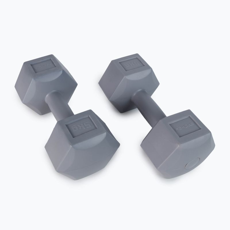 Gantere Spokey Monster II 2x5 kg gri 920900 2