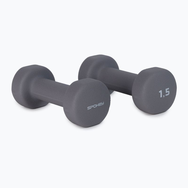 Spokey Shape IV 2x1.5kg gri 921562