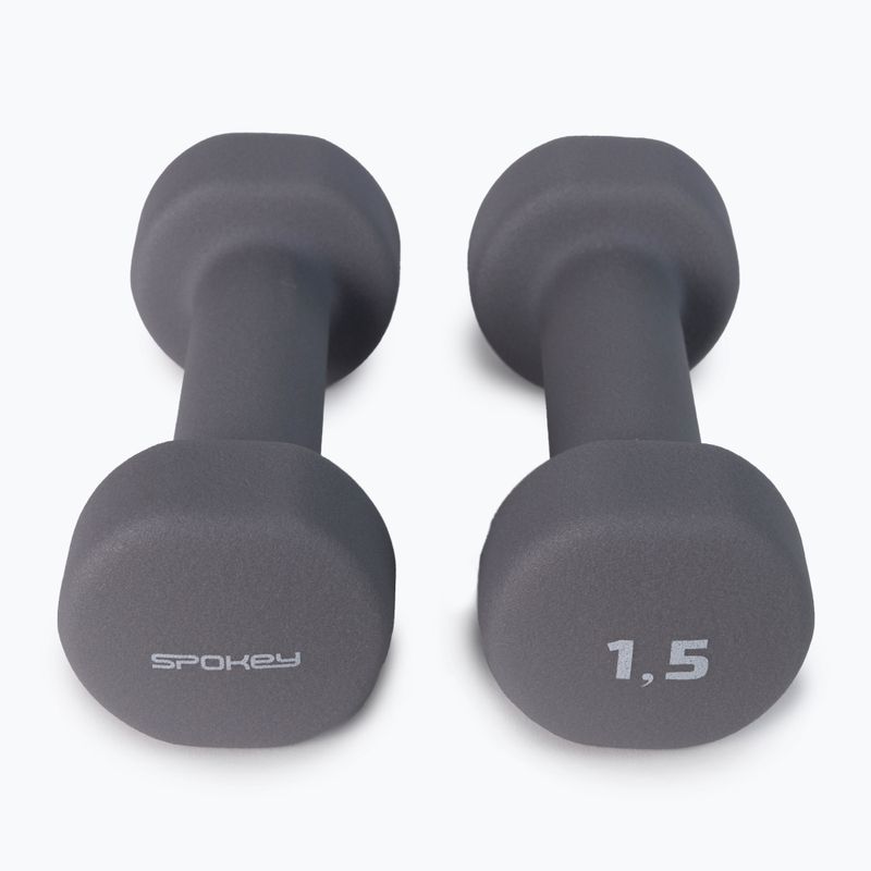 Spokey Shape IV 2x1.5kg gri 921562 3