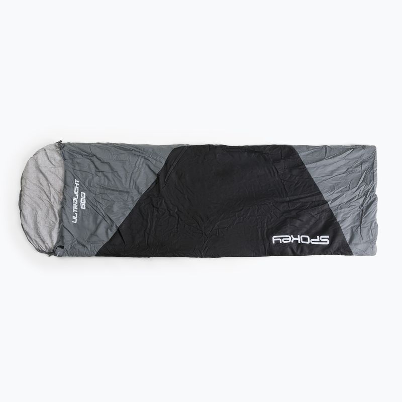 Sac de dormit Spokey Ultralight 600II negru-gri 922251 2