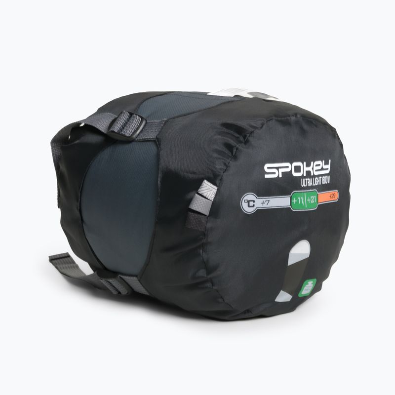Sac de dormit Spokey Ultralight 600II negru-gri 922251 6