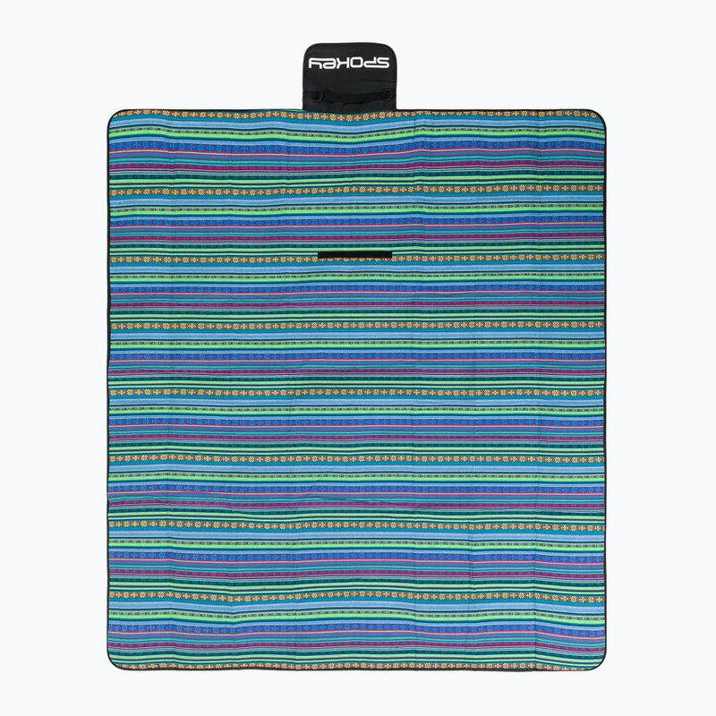 Pătură de picnic Spokey Picnic Picnic Floral albastru 922270 4