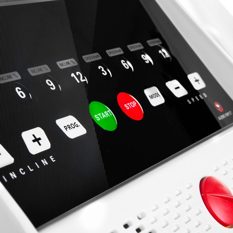 Bandă de alergare electrică Spokey Trance, alb, 926184 9