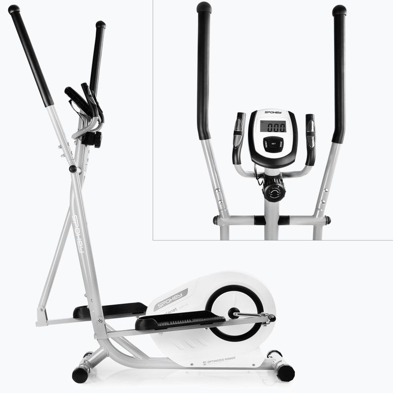 Bicicletă eliptică Spokey Planet, alb, 926203 3