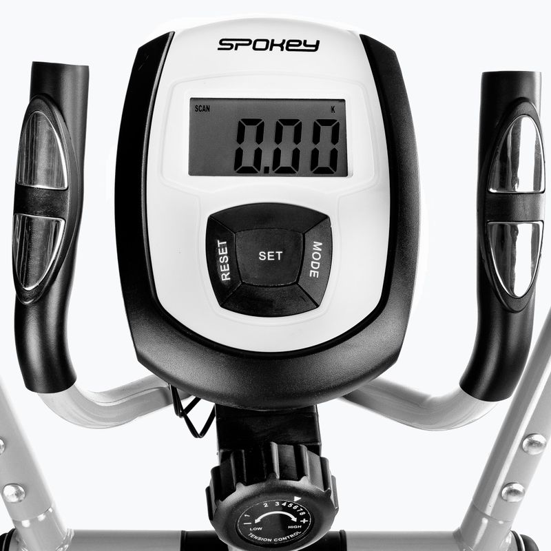 Bicicletă eliptică Spokey Planet, alb, 926203 7