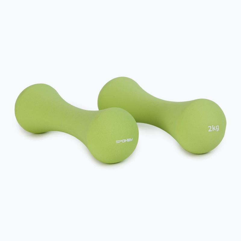 Set gantere Spokey Bone 2pcs verde 926521