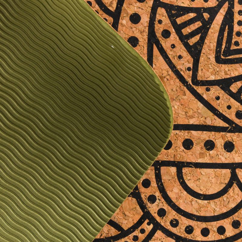 Covoraș de yoga din plută Spokey Savasana Mand maro 926537 4