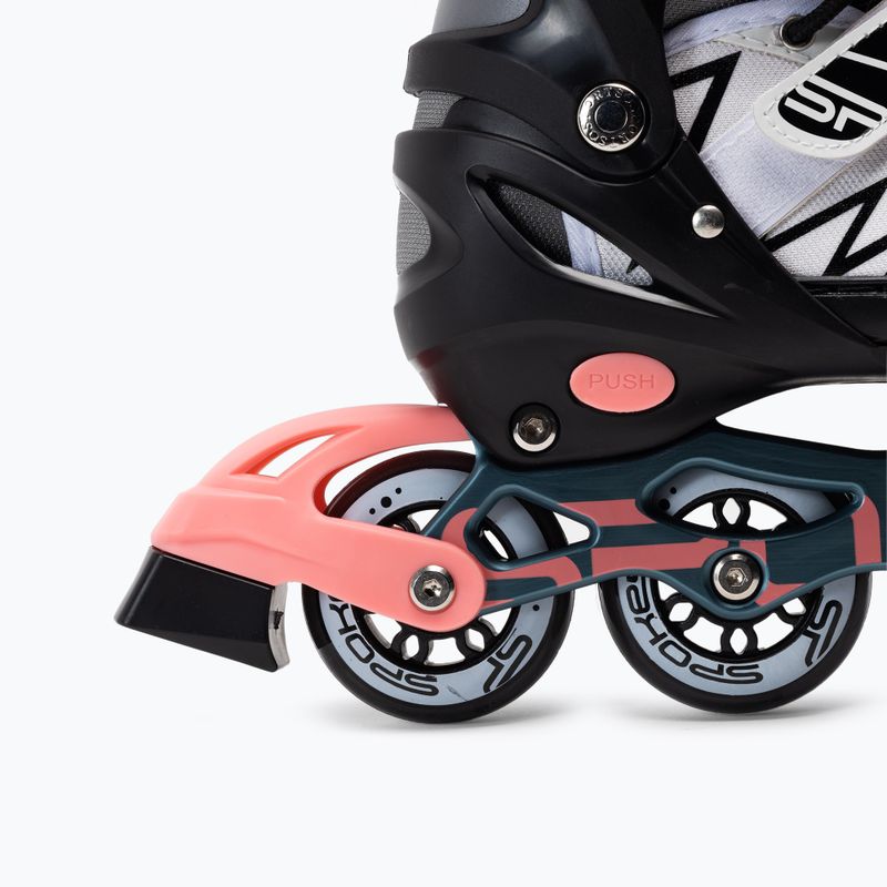 Patine cu rotile pentru copii Spokey TONY alb 927003 7