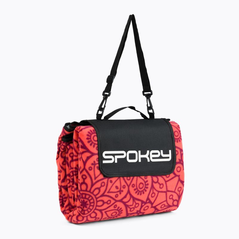 Pătură de picnic Spokey Picnic Mandala roșu 928253