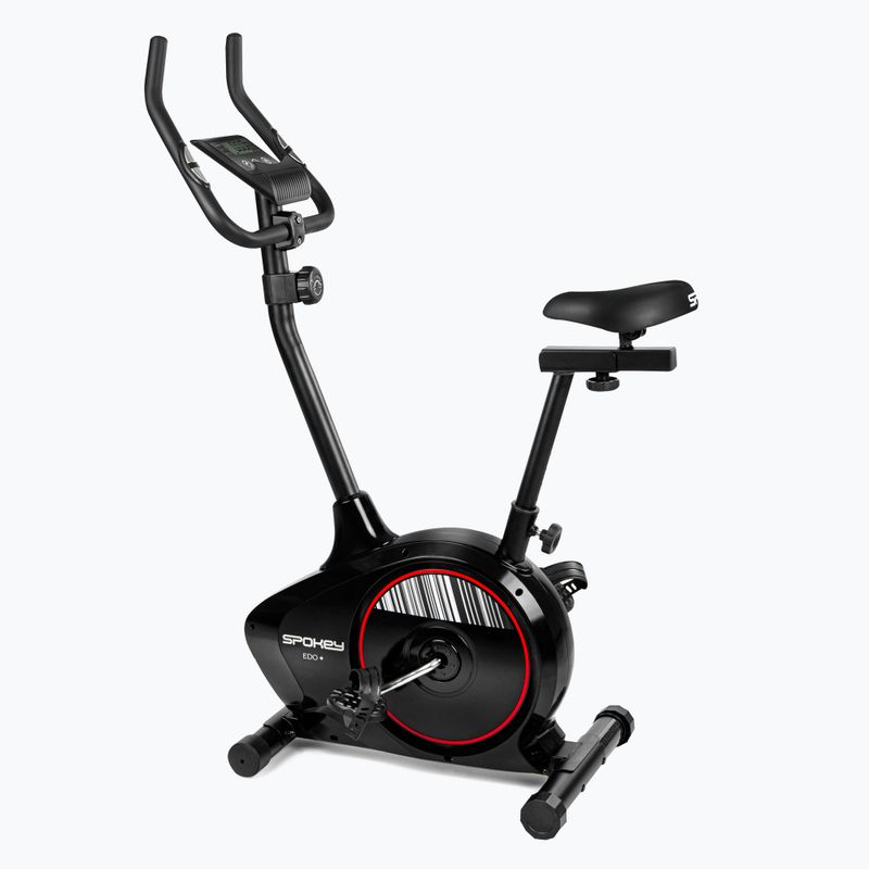 Bicicletă magnetică de fitness Spokey EDO+, negru, 928529