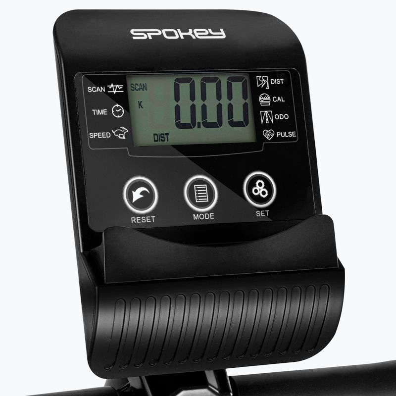 Bicicletă magnetică de fitness Spokey EDO+, negru, 928529 6