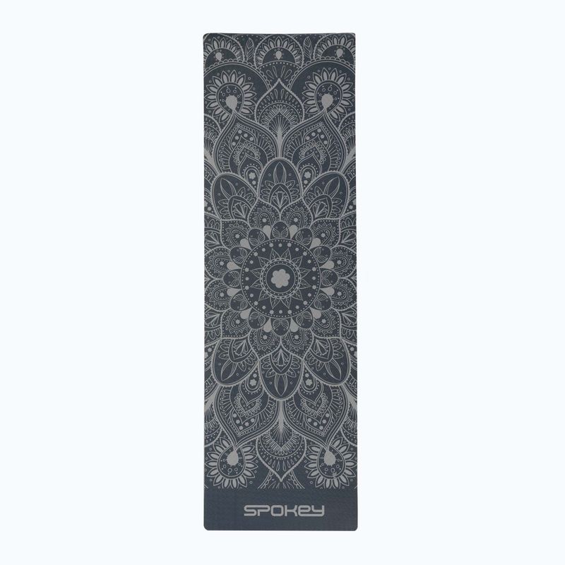 Covoraș de yoga Spokey Yoga Mandala gri 929857 2