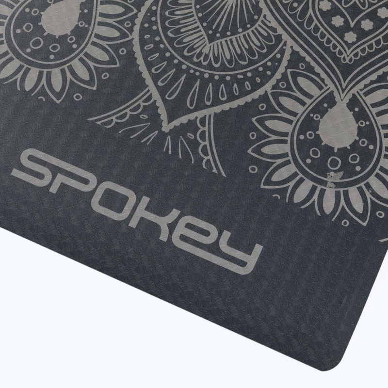 Covoraș de yoga Spokey Yoga Mandala gri 929857 3