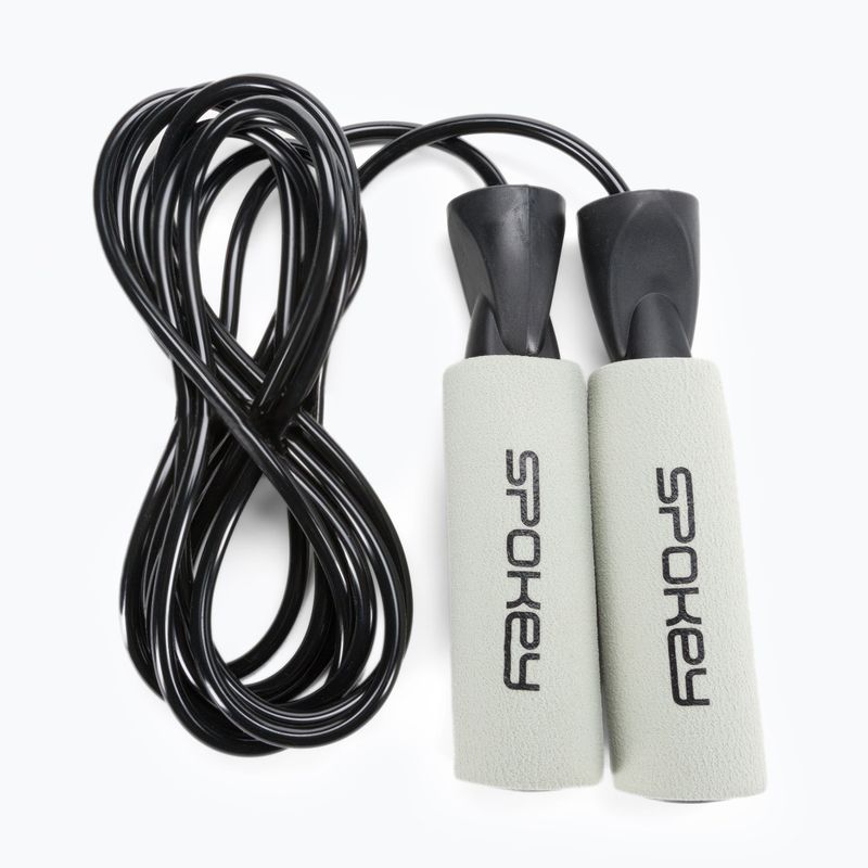 Coardă de sărit Spokey Basic negru 929916