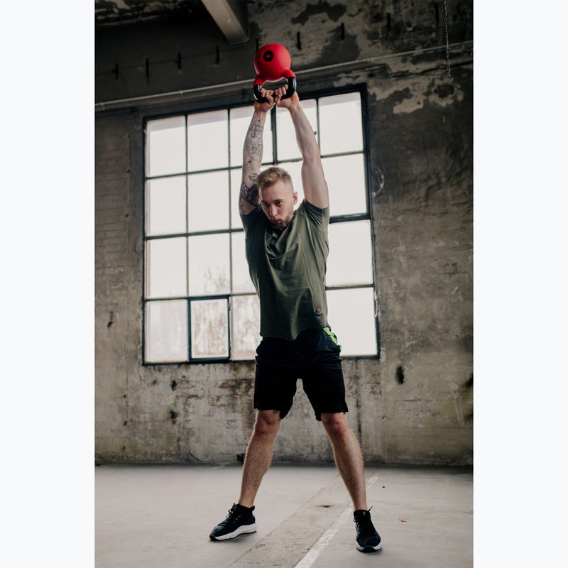 THORN FIT Cast Iron kettlebell 24 kg roșu 5