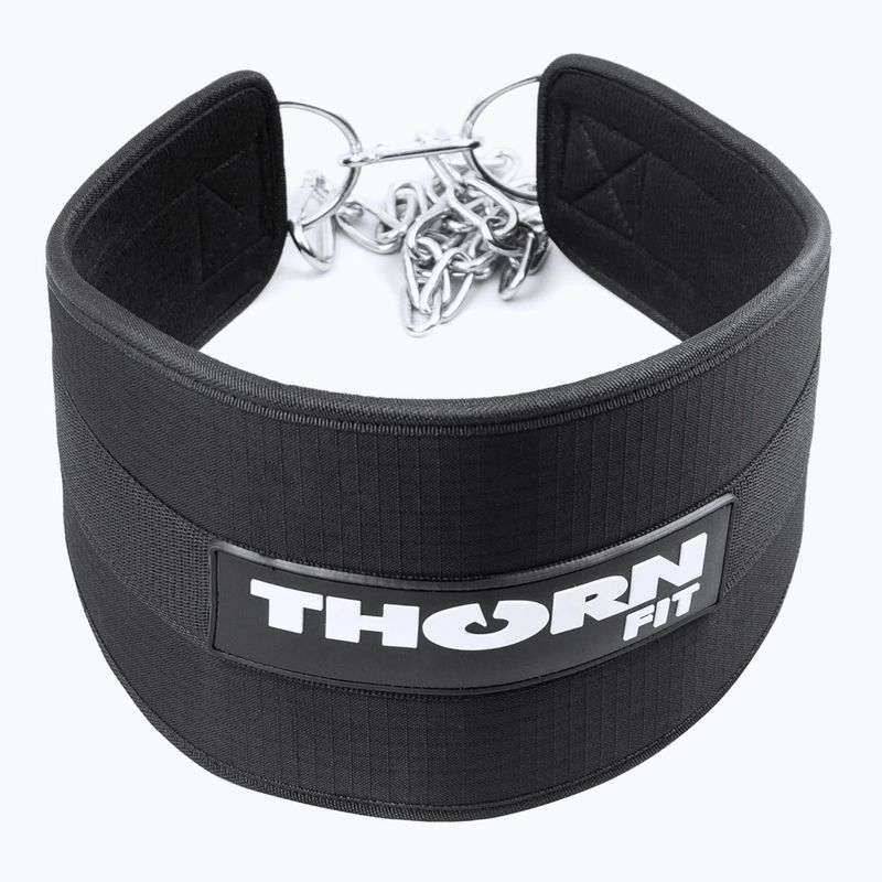 Centură pentru ridicarea greutăților THORN FIT Dip Logo black