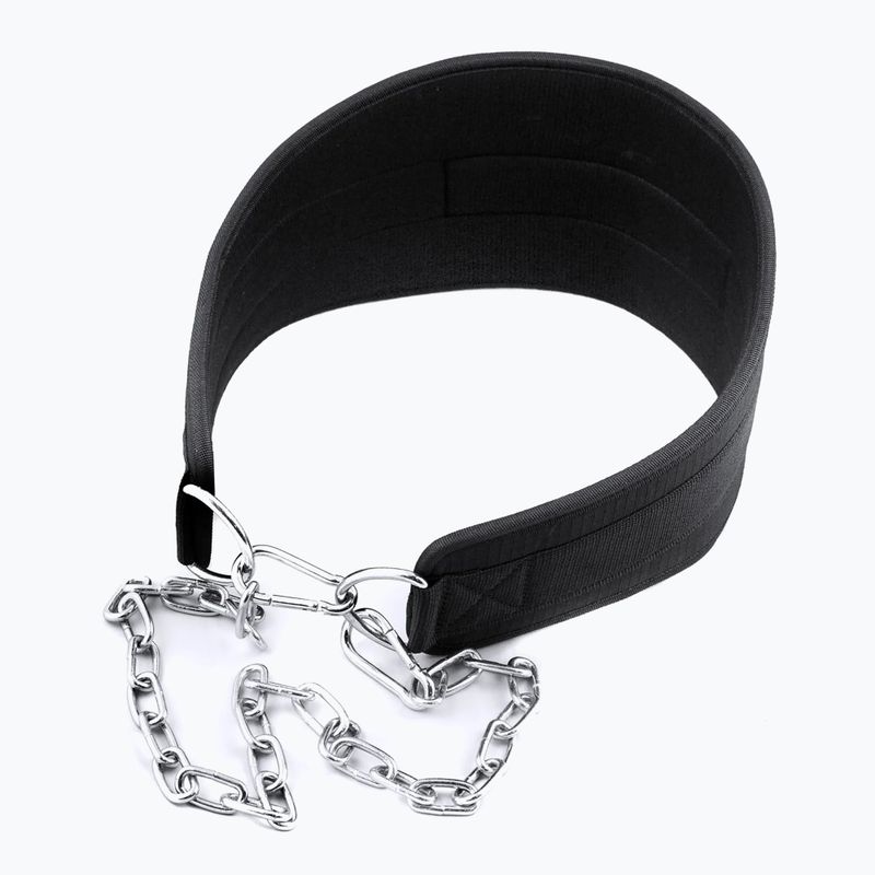 Centură pentru ridicarea greutăților THORN FIT Dip Logo black 2