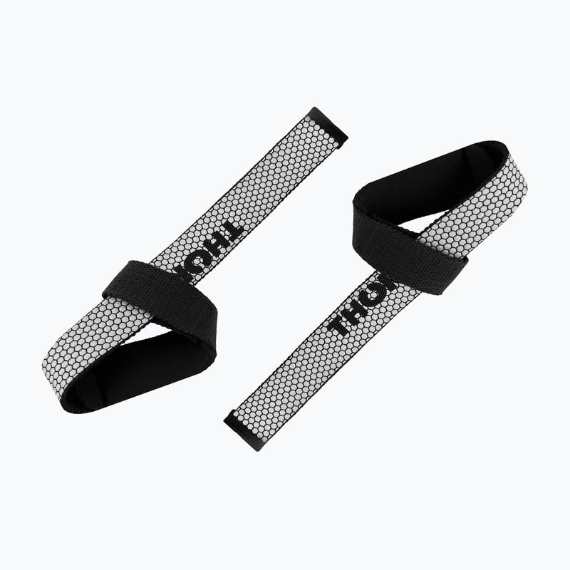 Chingi pentru ridicarea greutăților THORN FIT Lifting Straps Anti-Slip grey