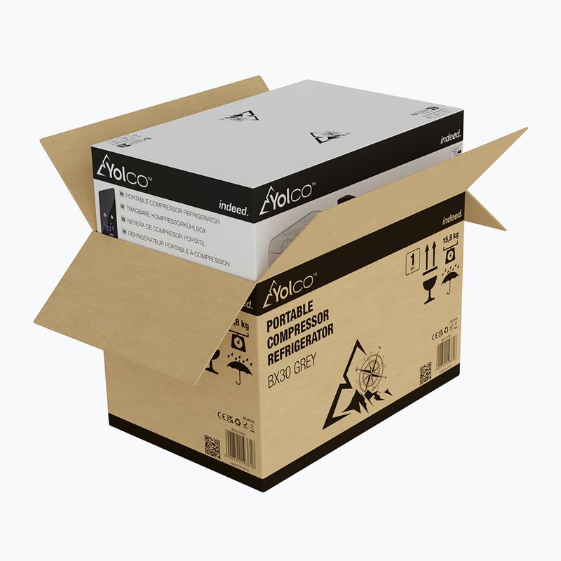 Frigider turistic Yolco BX30 negru-gri 18