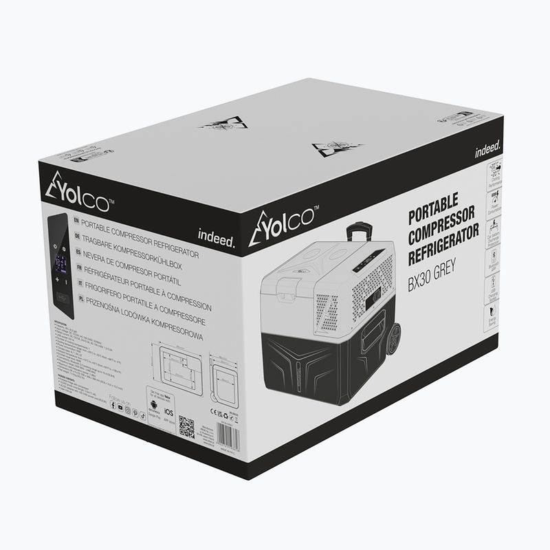 Frigider turistic Yolco BX30 negru-gri 19