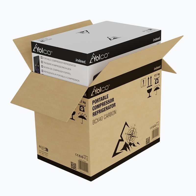 Frigider turistic Yolco BX40 negru-gri 19