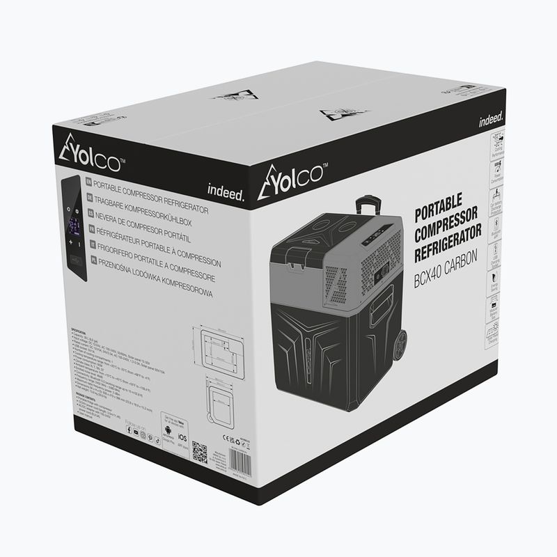 Frigider turistic Yolco BX40 negru-gri 20