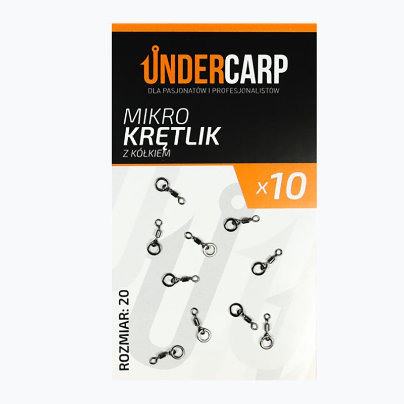 UNDERCARP micro crap pivotant crap cu inel negru UC43