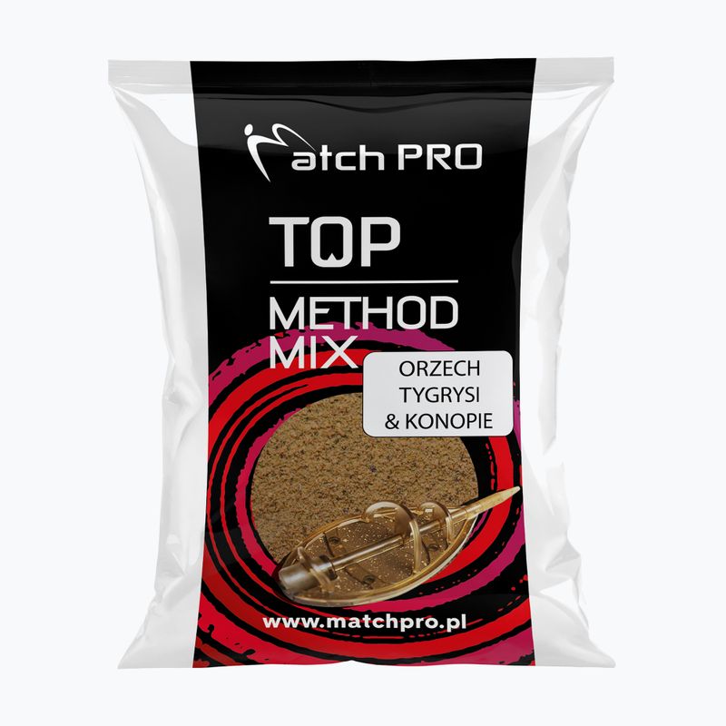 MatchPro Methodmix Tygysi nucă și cânepă maro de pescuit cu momeală de sol 978315