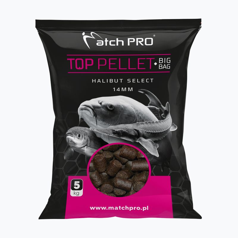 Pelete pentru crap MatchPro Big Bag Halibut Select 14mm negru 977001