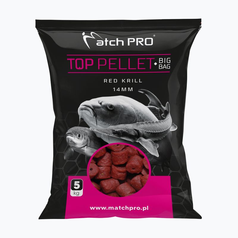 MatchPro pelete pentru crap Big Bag Red Krill 14mm roșu 977016