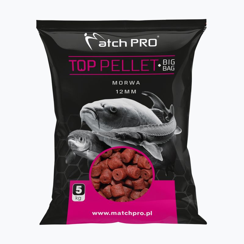 Pelete pentru crap MatchPro Big Bag Mulberry 12mm roșu 977041