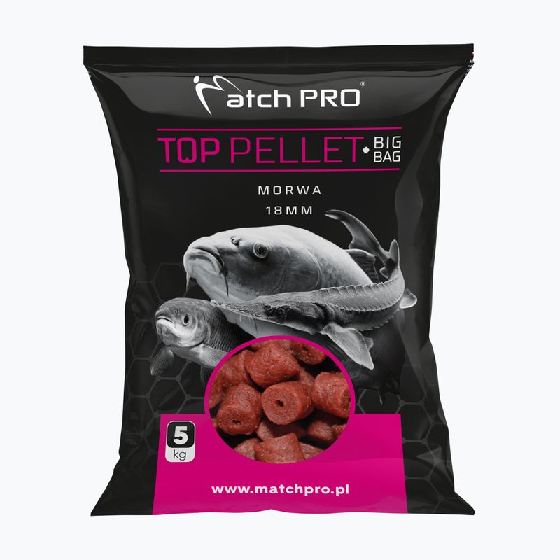 Pelete pentru crap MatchPro Big Bag Mulberry 18mm roșu 977042