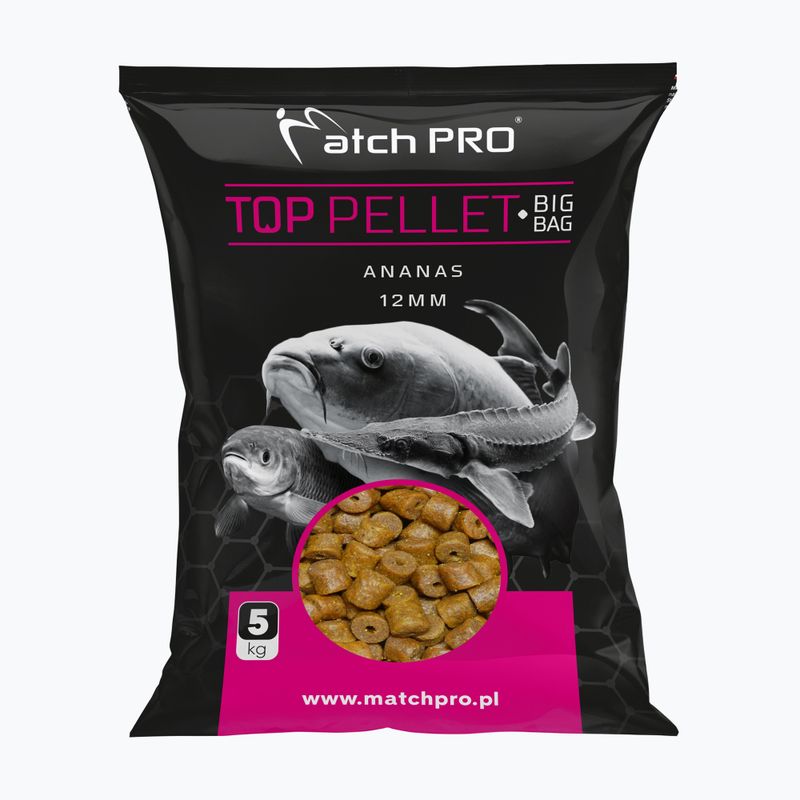 Pelete pentru crap MatchPro Big Bag Pineapple 12mm galben 977066