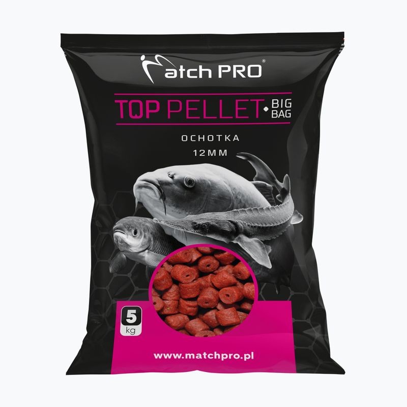 Pelete pentru crap MatchPro Big Bag Ochotka 12mm roșu 977081