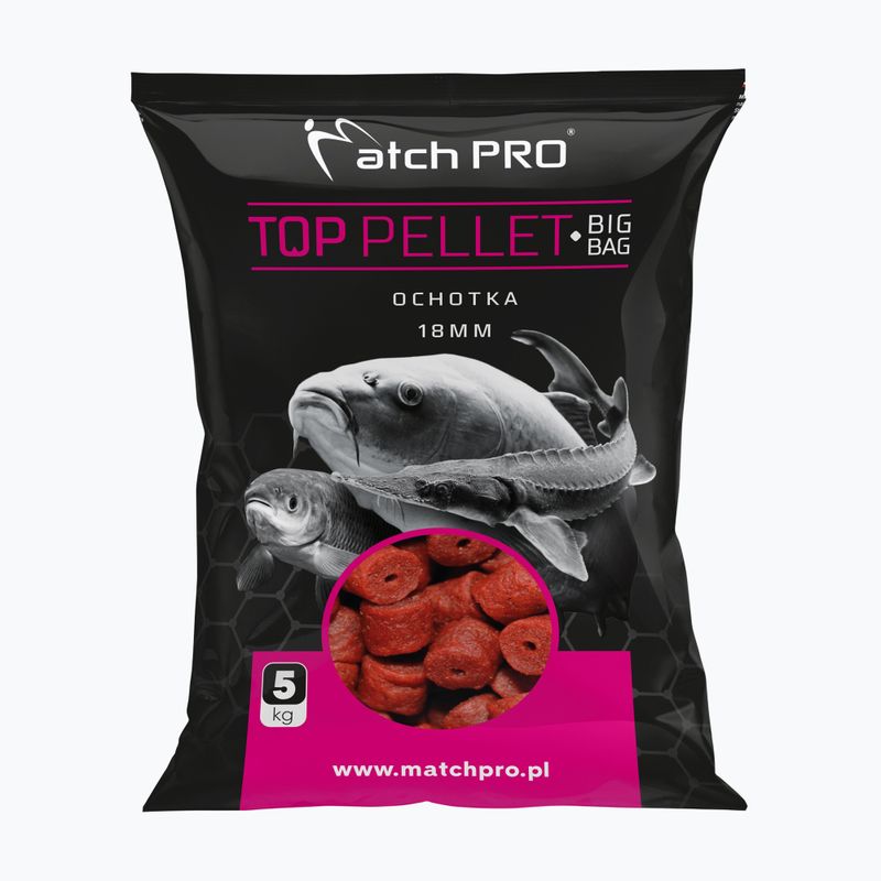 Pelete pentru crap MatchPro Big Bag Ochotka 18mm roșu 977082