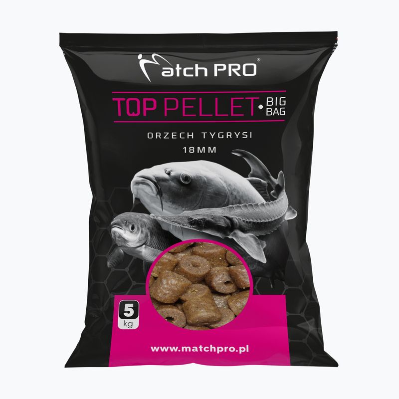 MatchPro pelete pentru crap Big Bag Tiger Walnut 18mm maro 977107