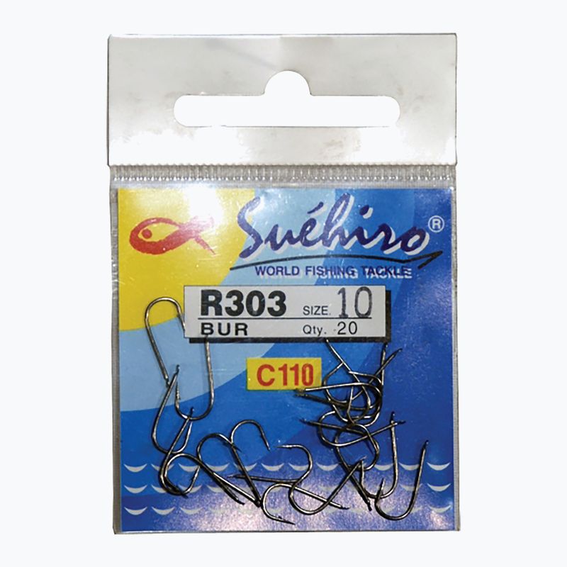 Cârlige de pescuit Milo R303 Suehiro negru 012AMR303 A24