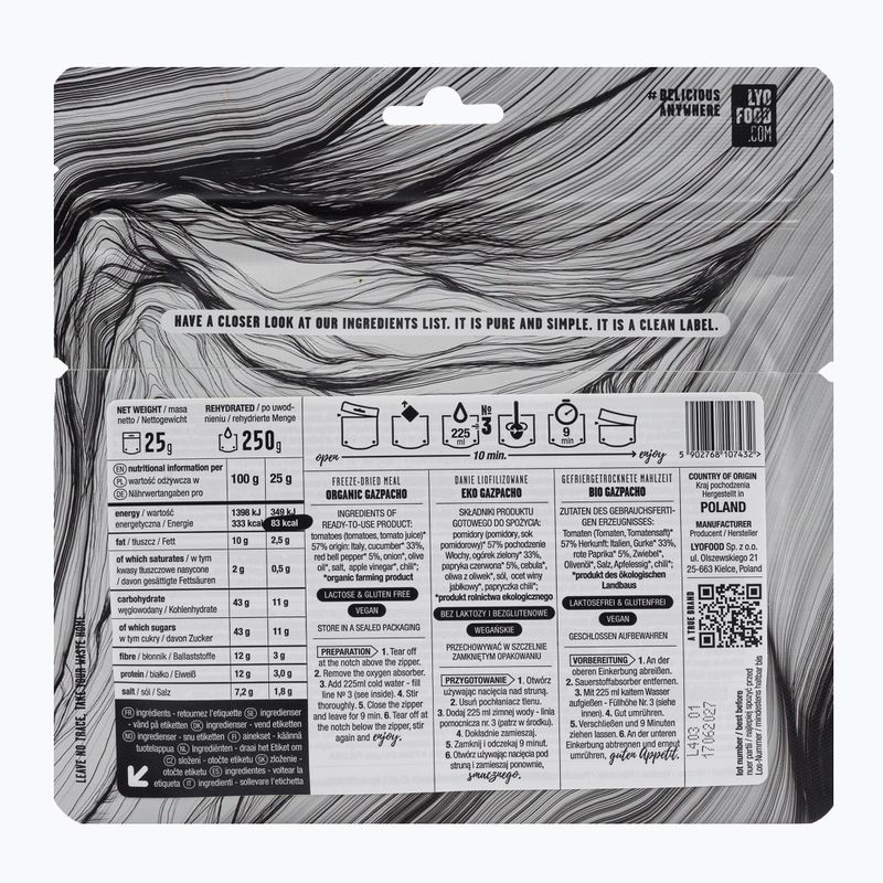 Alimente liofilizate LYOFOOD EKO Gazpacho LF-7432 2