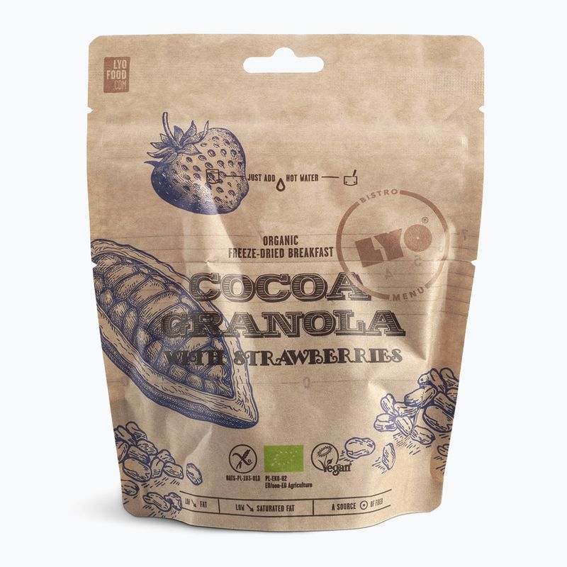 Alimente liofilizate LYOFOOD Granola Cacao cu căpșuni 270 g