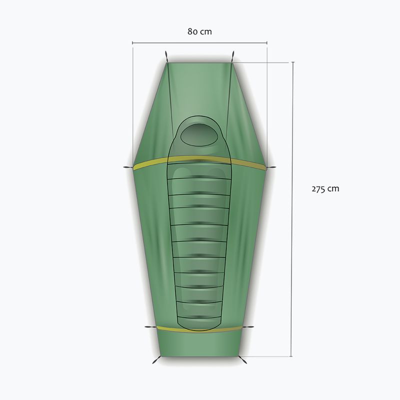 Cort de trekking pentru 1-persoană Rockland Soloist green 4